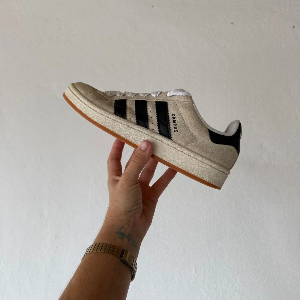 Adidas Sneakers Campus 00s Mens 6.5 Womens 7.5 Sand Core Black Gum Suede GY0042
